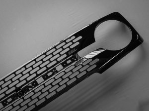 Ford Bronco Custom Grille - High End OEM Style - Gloss Black Finish